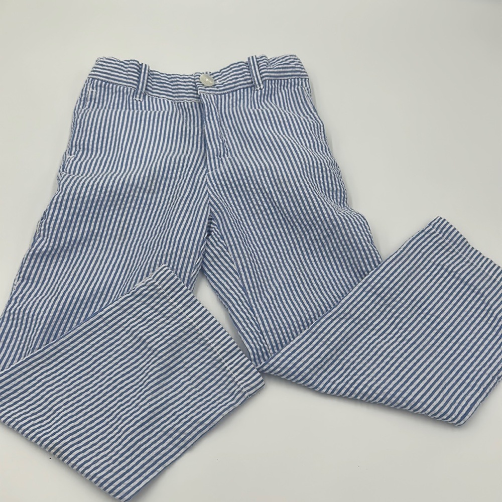 Eland Blue Seersucker size 5 pants